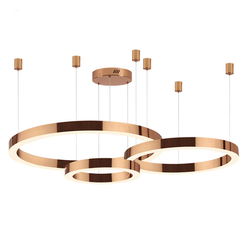Люстра 3 Bronze Ring Horizontal Бронза Люстра 3 Bronze Ring Horizontal Бронза в Челябинске | Loft Concept