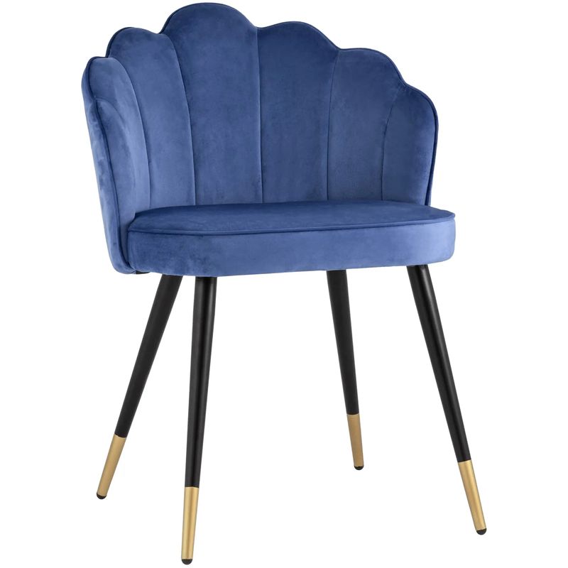 Стул Bristol Chair Королевский Синий Цвет Синий Черный Золотой Стул Bristol Chair Королевский Синий Цвет Синий Черный Золотой в Челябинске | Loft Concept