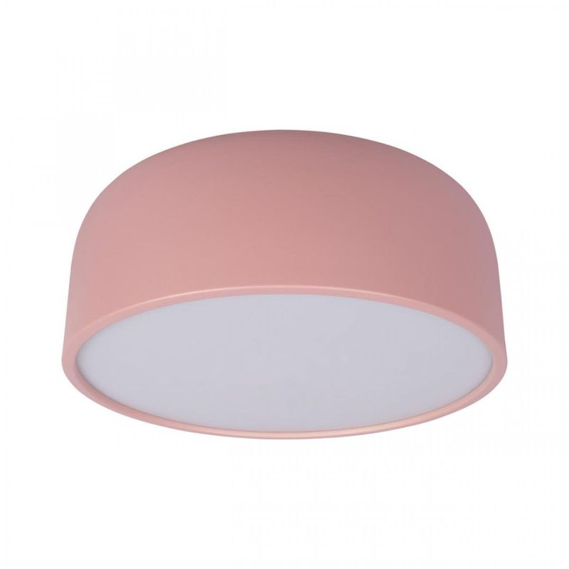 Светильник потолочный круглый Color cup Pink Белый Розовый пастельный в Челябинске | Loft Concept 