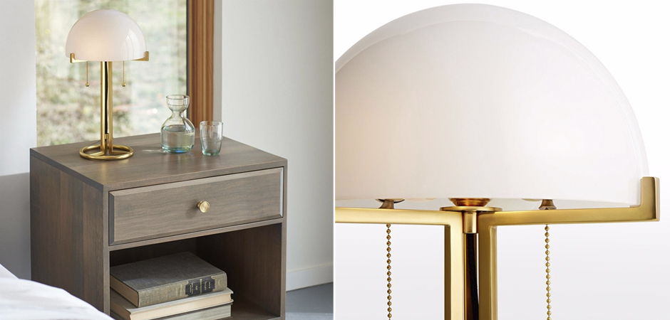 Настольная лампа White Dome Table Lamp Настольная лампа White Dome Table Lamp - Loft-Concept в Челябинске