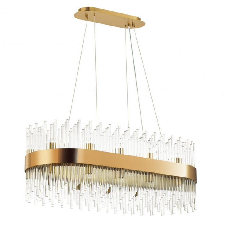 Люстра Nembus Chandelier Gold Oval Бронза Люстра Nembus Chandelier Gold Oval Бронза в Челябинске | Loft Concept