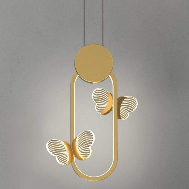 Светильник Butterfly Gold Oval Прозрачный Золотой Светильник Butterfly Gold Oval Прозрачный Золотой в Челябинске | Loft Concept