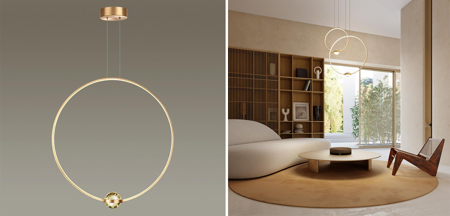 Подвесной светильник Carmen Gold 60 - фото