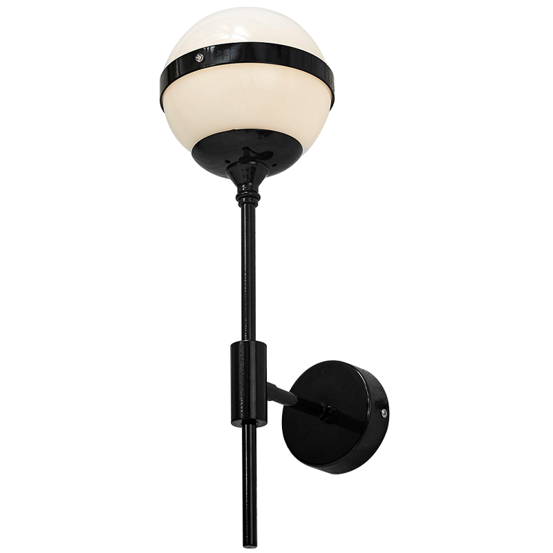 Бра Peggy Futura Black Wall Lamp Белый Черный Бра Peggy Futura Black Wall Lamp Белый Черный в Челябинске | Loft Concept