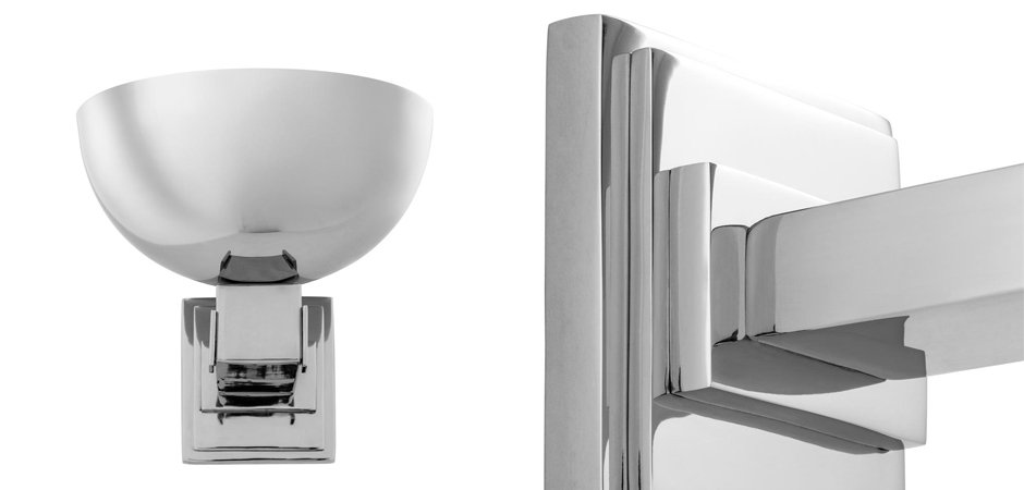 Бра Eichholtz Wall Lamp Haussman Nickel - Loft-Concept в Челябинске