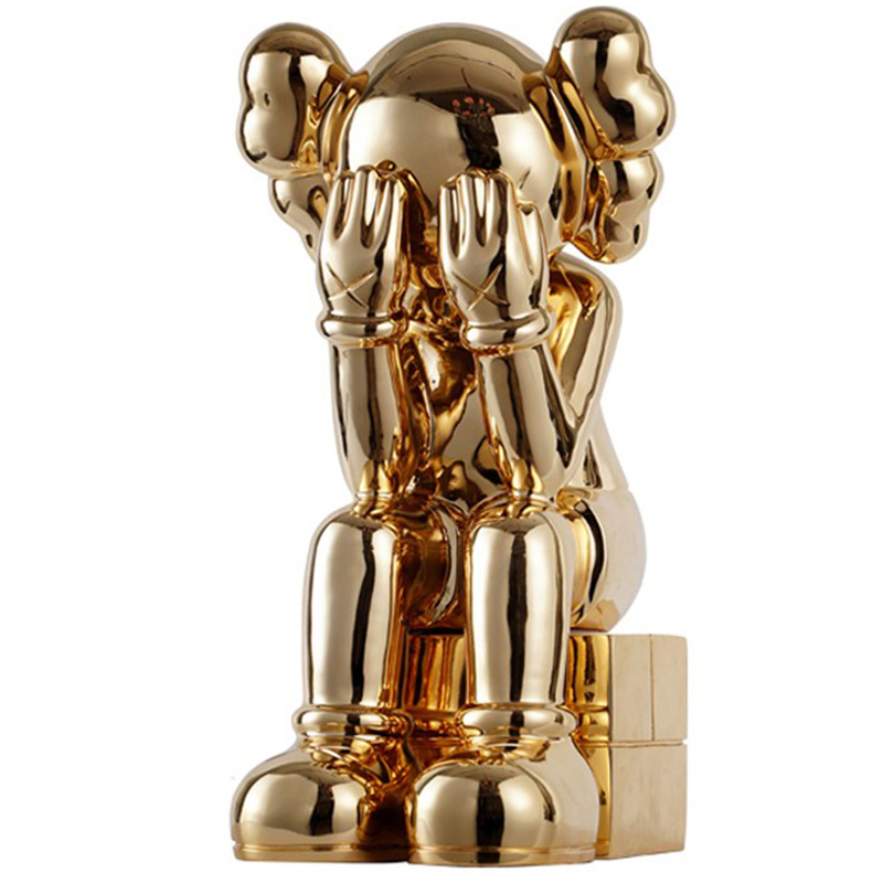 Статуэтка KAWS Passing Through Gold Золотой Статуэтка KAWS Passing Through Gold Золотой в Челябинске | Loft Concept