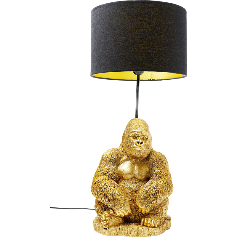 Настольная лампа Golden Gorilla Черный Золотой Настольная лампа Golden Gorilla Черный Золотой в Челябинске | Loft Concept