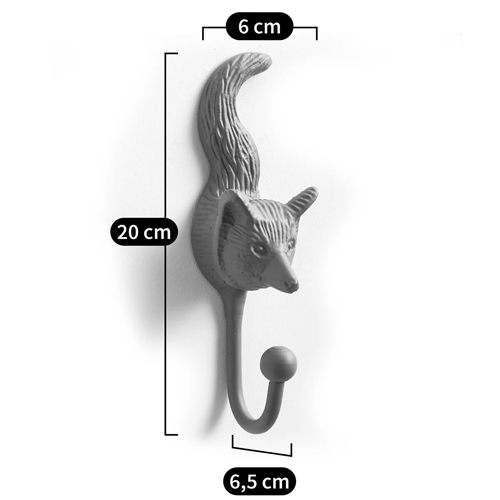 Настенный крючок лиса Fox Wall Hook Green Настенный крючок лиса Fox Wall Hook Green в Челябинске