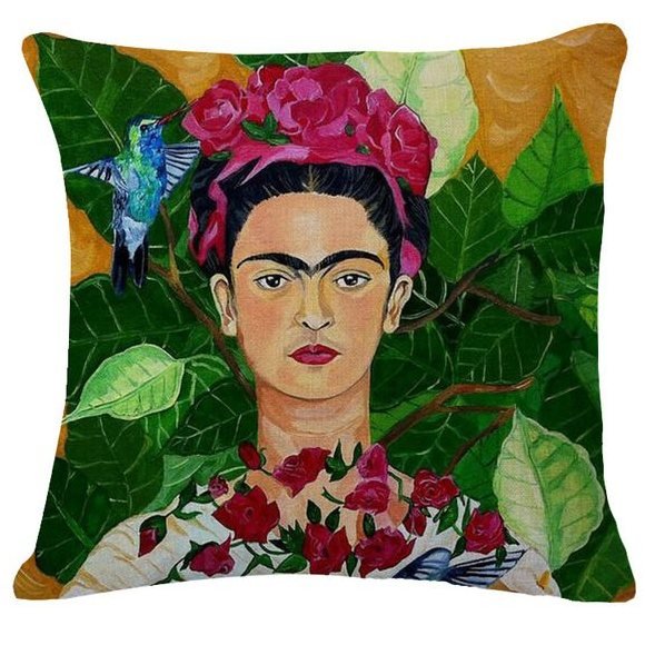 Декоративная подушка Frida Kahlo 4  в Челябинске | Loft Concept 