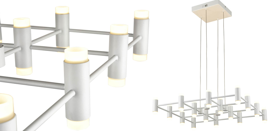 Люстра Rigor & Conciseness Lighting Round Plafond White Люстра Rigor & Conciseness Lighting Round Plafond White - Loft-Concept в Челябинске
