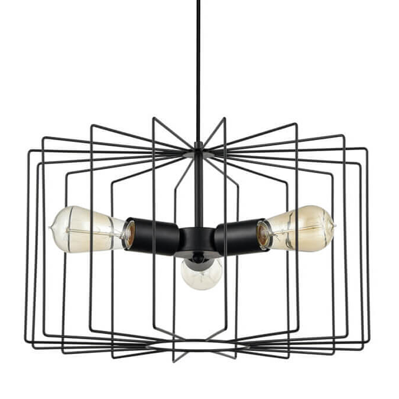 Люстра Cage Wire Color black Черный Люстра Cage Wire Color black Черный в Челябинске | Loft Concept