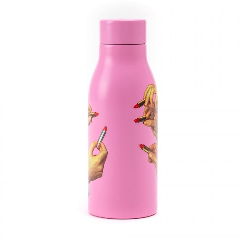 Бутылка Seletti Thermal Bottle Lipstick Pink Розовый Бутылка Seletti Thermal Bottle Lipstick Pink Розовый в Челябинске | Loft Concept