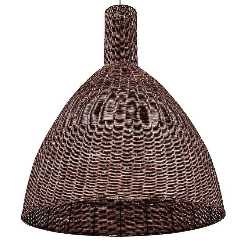 Подвесной светильник Wicker Bell 90 Бежево-серый Подвесной светильник Wicker Bell 90 Бежево-серый в Челябинске | Loft Concept