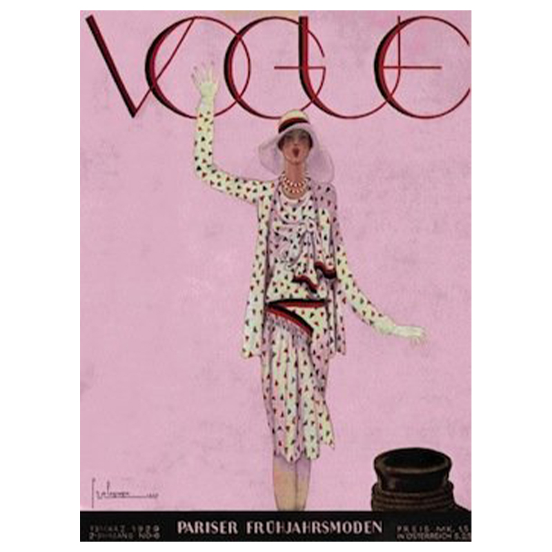Постер Vogue Cover 1929 March Постер Vogue Cover 1929 March в Челябинске | Loft Concept