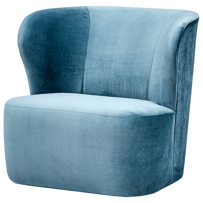 Кресло Hortense Chair Blue Голубой Кресло Hortense Chair Blue Голубой в Челябинске | Loft Concept
