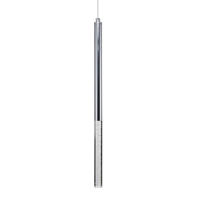 Подвесной светильник Trumpet tube boiling silver Серебряный Прозрачный Подвесной светильник Trumpet tube boiling silver Серебряный Прозрачный в Челябинске | Loft Concept