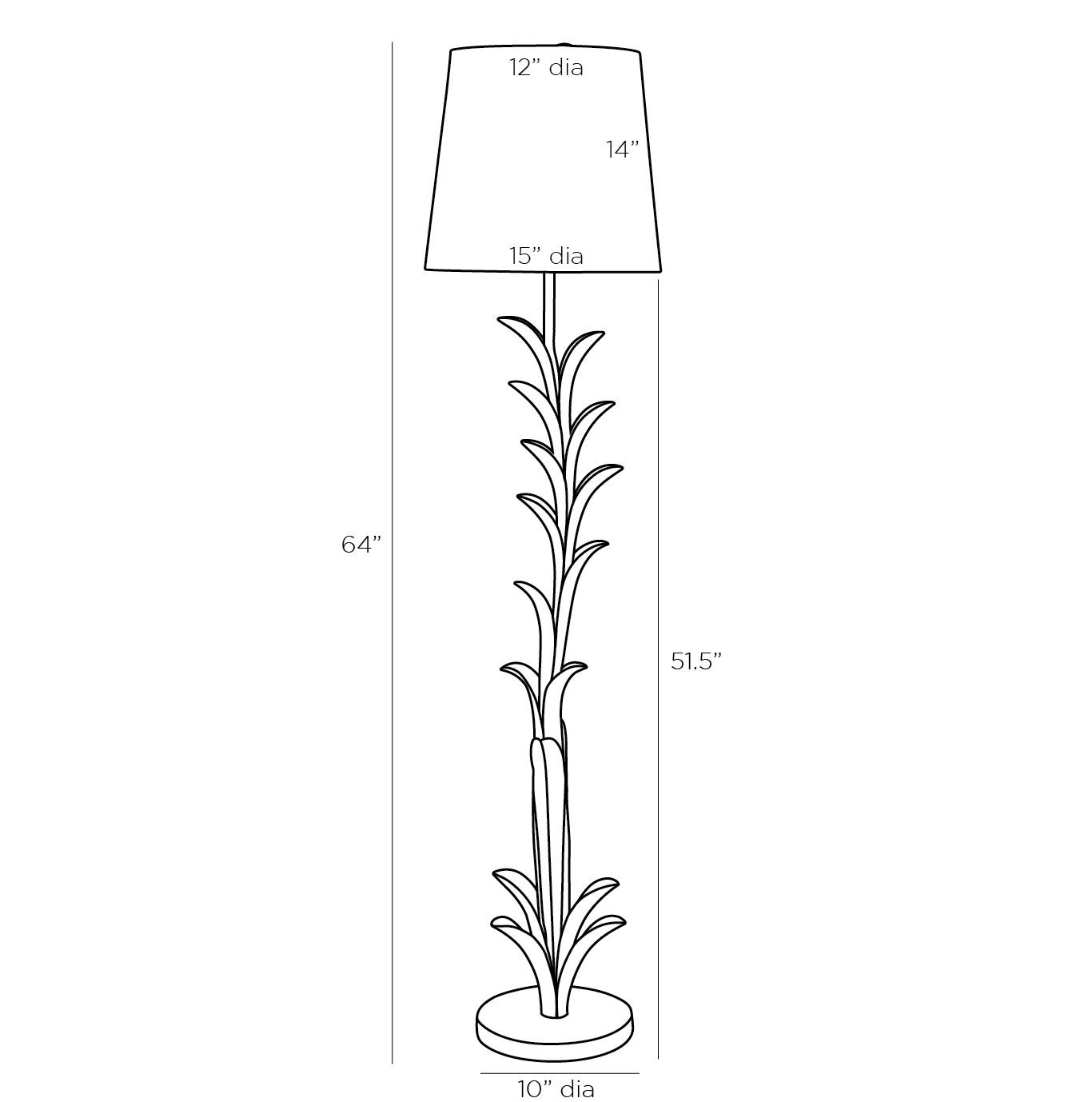 Торшер Arteriors ABBOTT FLOOR LAMP Торшер Arteriors ABBOTT FLOOR LAMP в Челябинске