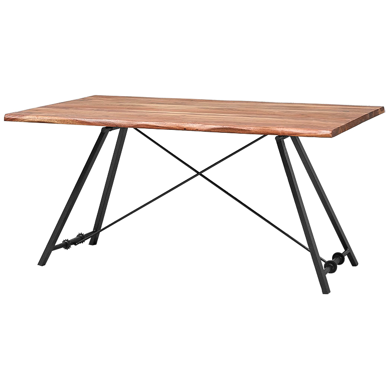 Рабочий стол Corey Loft Desk Коричневый Черный Рабочий стол Corey Loft Desk Коричневый Черный в Челябинске | Loft Concept