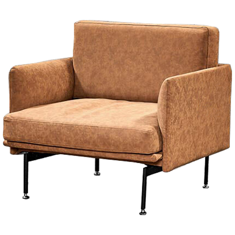 Кресло Dirceu Chair Карамель Черный Кресло Dirceu Chair Карамель Черный в Челябинске | Loft Concept