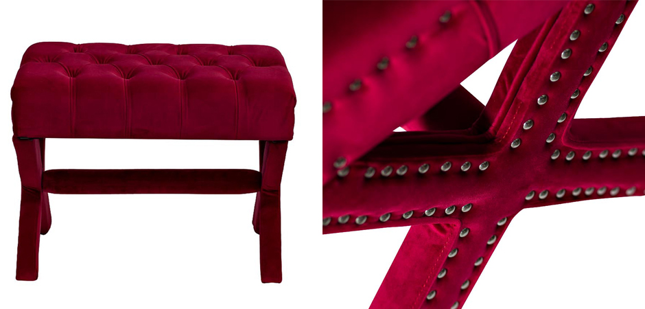 Пуф X Bench Capitone Ruby Пуф X Bench Capitone Ruby - Loft-Concept в Челябинске