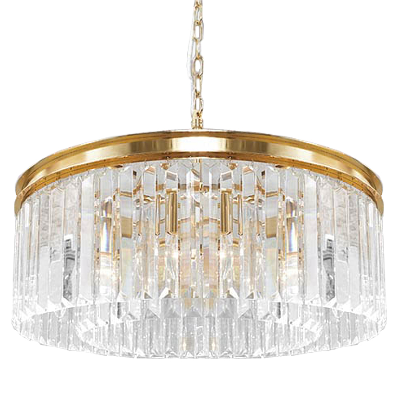 Люстра RH Odeon Chandelier Gold 65 Прозрачное Стекло Золотой Люстра RH Odeon Chandelier Gold 65 Прозрачное Стекло Золотой в Челябинске | Loft Concept