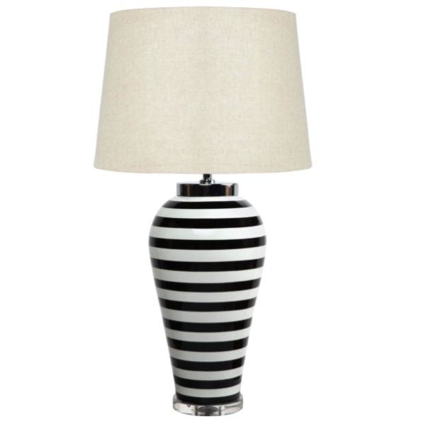 Настольная лампа Black & White Stripes Настольная лампа Black & White Stripes в Челябинске | Loft Concept