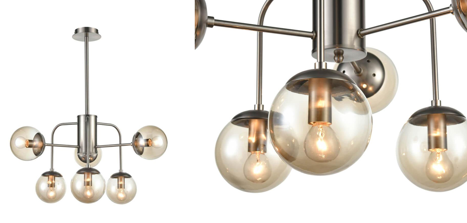 Люстра Amber Balls Chandelier 6 Люстра Amber Balls Chandelier 6 - Loft-Concept в Челябинске