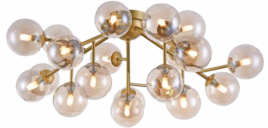 Потолочный Светильник Berries Chandelier Amber 75 Потолочный Светильник Berries Chandelier Amber 75 - Loft-Concept в Челябинске