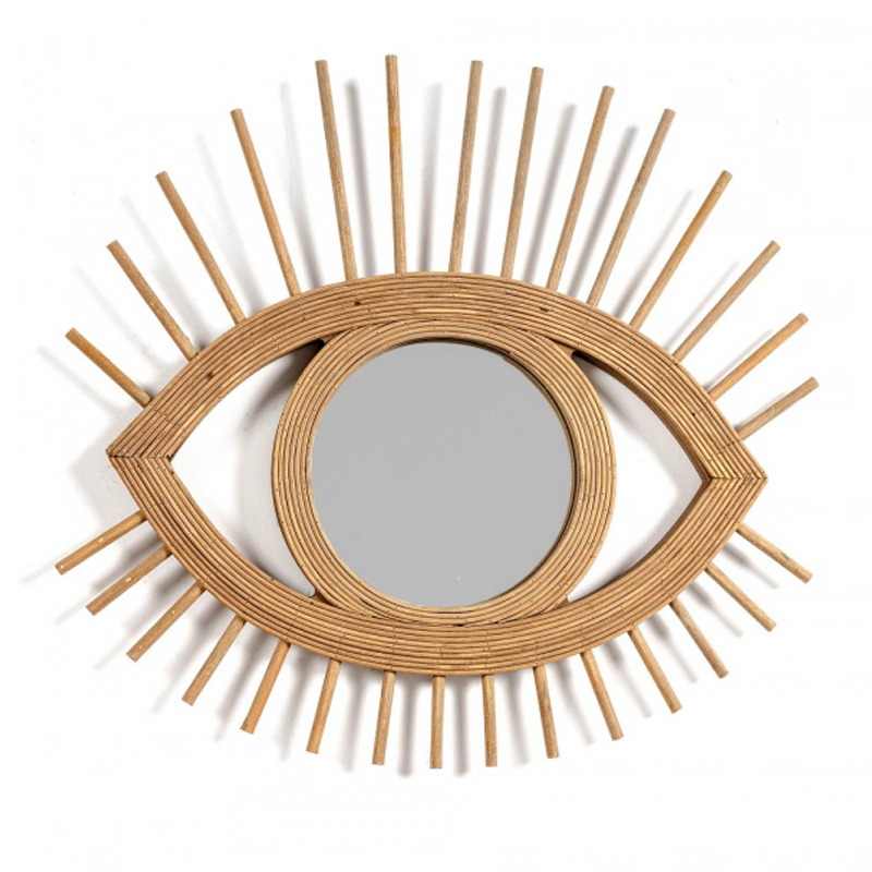 Зеркало Mirror Wooden Eye Коричневый Зеркало Mirror Wooden Eye Коричневый в Челябинске | Loft Concept