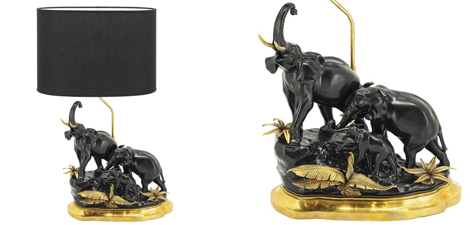 Настольная лампа ABHIKA TABLE LAMP ELEPHANT Настольная лампа ABHIKA TABLE LAMP ELEPHANT - Loft-Concept в Челябинске