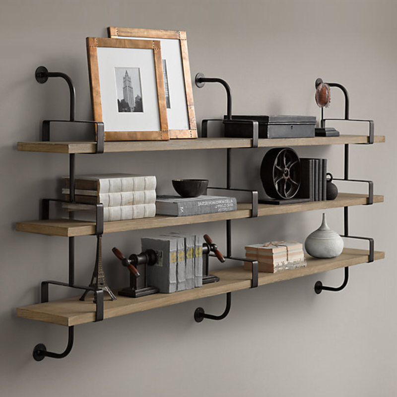 Полка из Дуба RH SHELVING & LEDGES 150 см Графит Полка из Дуба RH SHELVING & LEDGES 150 см Графит в Челябинске | Loft Concept