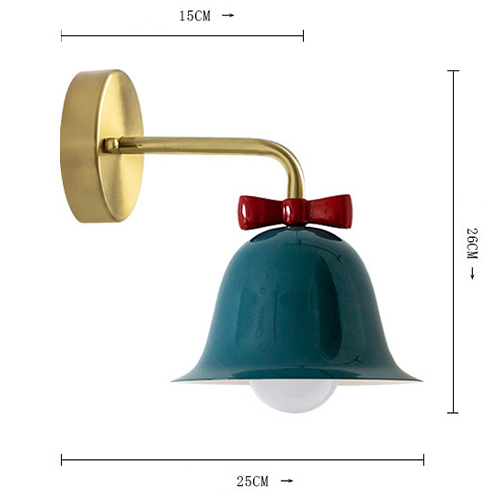 Бра Колокольчик Bell with Bow Deep Blue Wall Lamp Темно-синий Бра Колокольчик Bell with Bow Deep Blue Wall Lamp Темно-синий в Челябинске