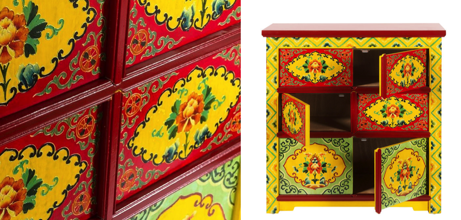 Комод в китайском стиле Chinese Multicolor Комод в китайском стиле Chinese Multicolor - Loft-Concept в Челябинске