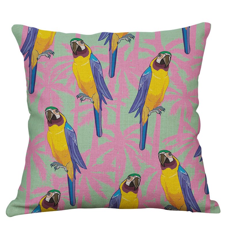 Декоративная подушка Parrots Мульти Декоративная подушка Parrots Мульти в Челябинске | Loft Concept