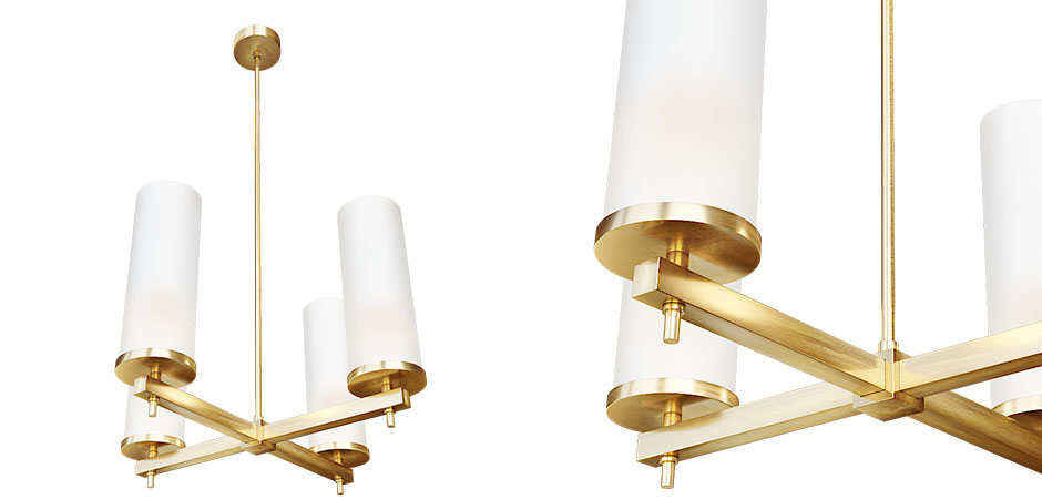 Люстра Дизайнерская Candle Holder 4 лампы Люстра Дизайнерская Candle Holder 4 лампы - Loft-Concept в Челябинске