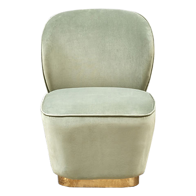 Кресло Petal Armchair Зеленый шалфей Глянцевое золото Кресло Petal Armchair Зеленый шалфей Глянцевое золото в Челябинске | Loft Concept