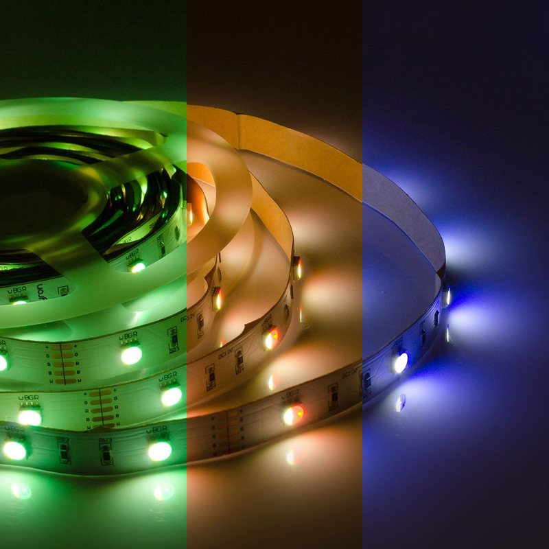 Светодиодная лента 7,2W/m 30LED/m 5050SMD разноцветная 5М Белый Светодиодная лента 7,2W/m 30LED/m 5050SMD разноцветная 5М Белый в Челябинске | Loft Concept