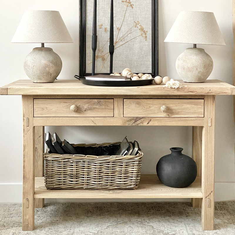 Консоль Reena Two Drawers Console Древесина Консоль Reena Two Drawers Console Древесина в Челябинске | Loft Concept