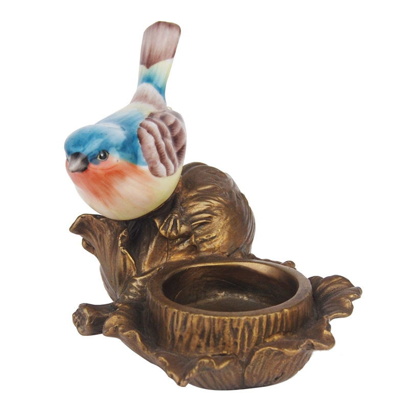 Подсвечник Color Bird Candlestick Бронза Мульти в Челябинске | Loft Concept 