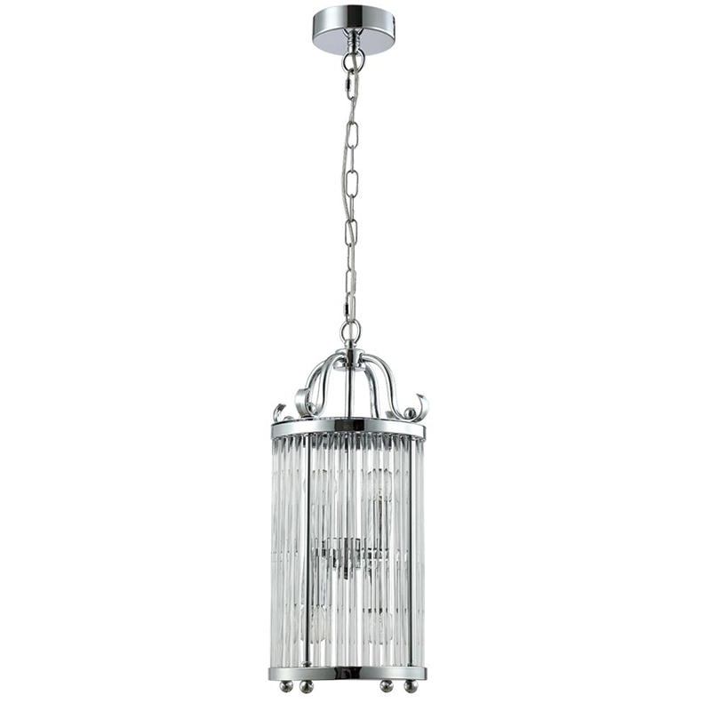 Подвесной светильник Gorden Chrome Hanging Lamp Прозрачное Стекло Хром Подвесной светильник Gorden Chrome Hanging Lamp Прозрачное Стекло Хром в Челябинске | Loft Concept