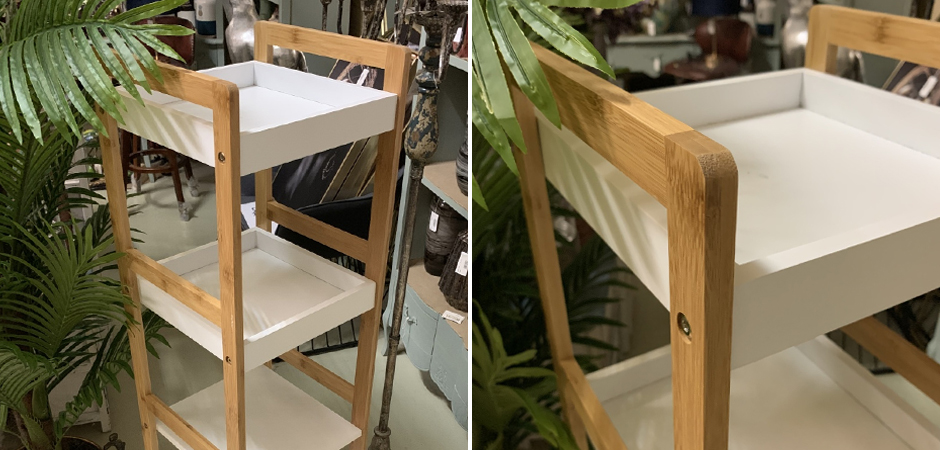 Стеллаж Stockholm White & Beige Slim Стеллаж Stockholm White & Beige Slim - Loft-Concept в Челябинске