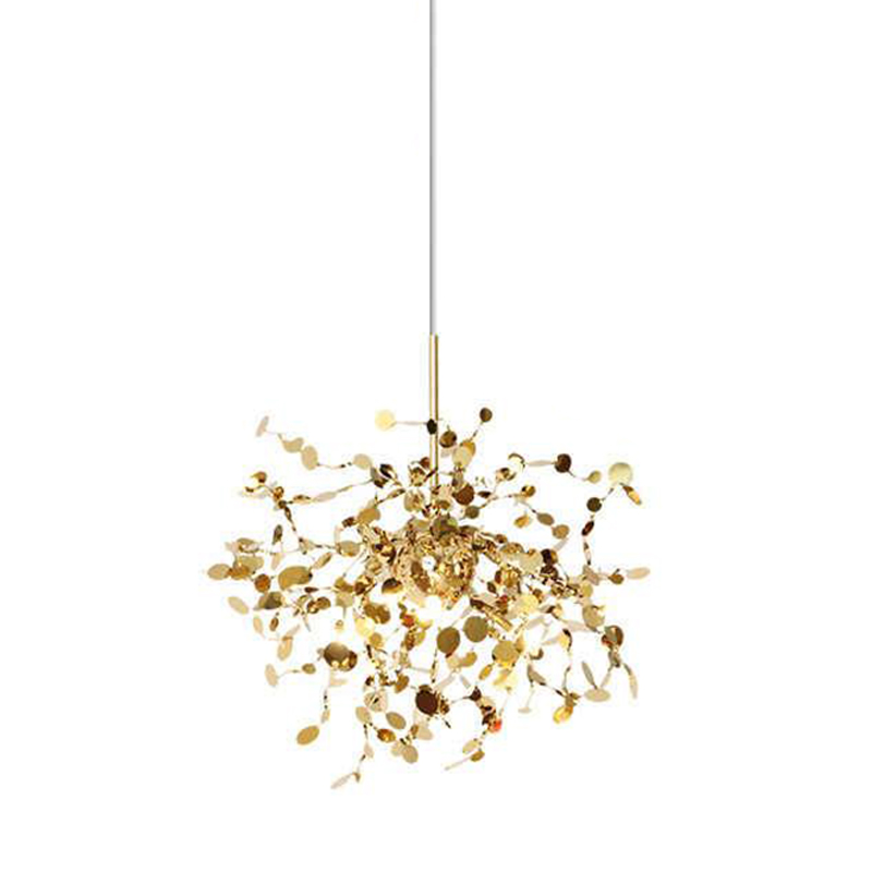 Люстра Terzani Argent Suspension Gold Pendant lamp 50 Золотой Люстра Terzani Argent Suspension Gold Pendant lamp 50 Золотой в Челябинске | Loft Concept
