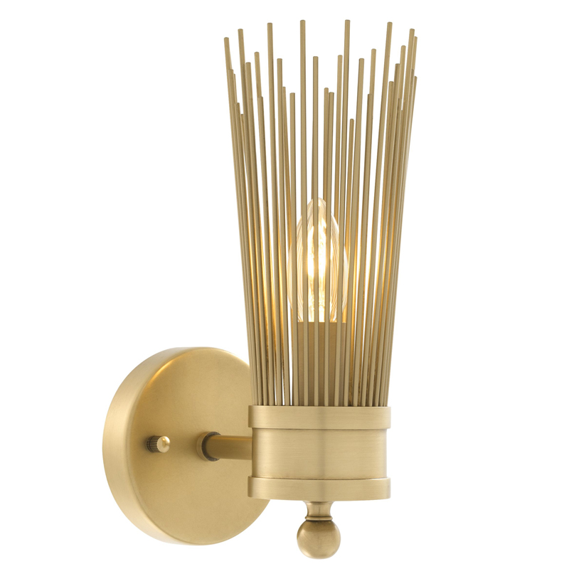 Бра Eichholtz Wall Lamp Romeo Single Латунь Античная полированная Бра Eichholtz Wall Lamp Romeo Single Латунь Античная полированная в Челябинске | Loft Concept