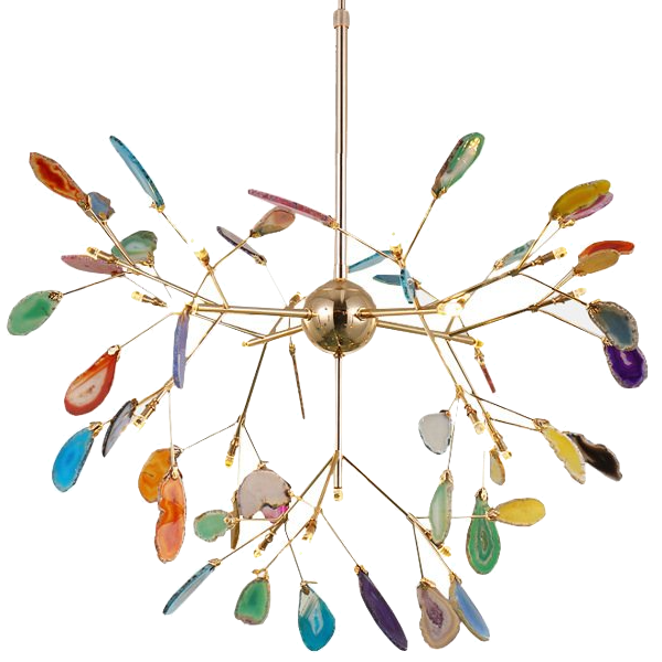 Люстра Agate Multicolor Глянцевое золото Люстра Agate Multicolor Глянцевое золото в Челябинске | Loft Concept