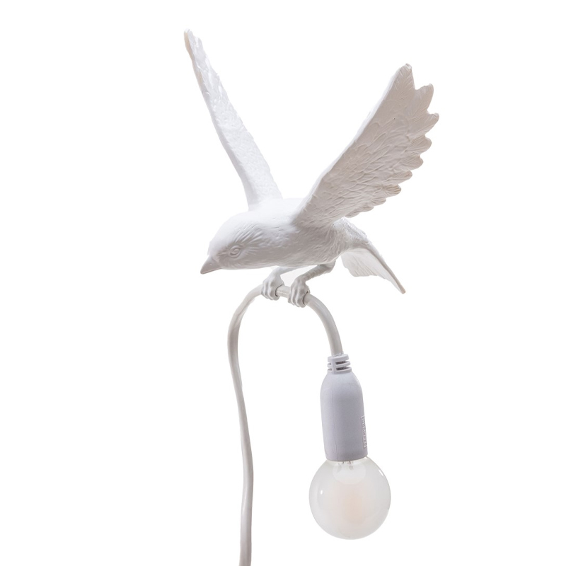 Настольная лампа Seletti Sparrow Landing Белый Настольная лампа Seletti Sparrow Landing Белый в Челябинске | Loft Concept