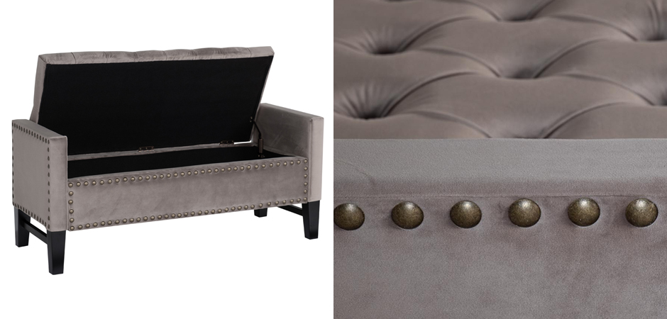 Банкетка с ящиком Helen Bench Seat Банкетка с ящиком Helen Bench Seat - Loft-Concept в Челябинске