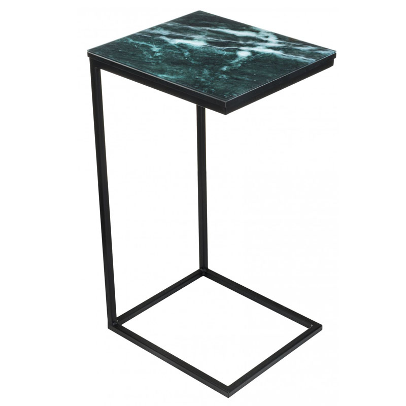 Приставной стол Zermatt Side Table malachite Малахит Приставной стол Zermatt Side Table malachite Малахит в Челябинске | Loft Concept