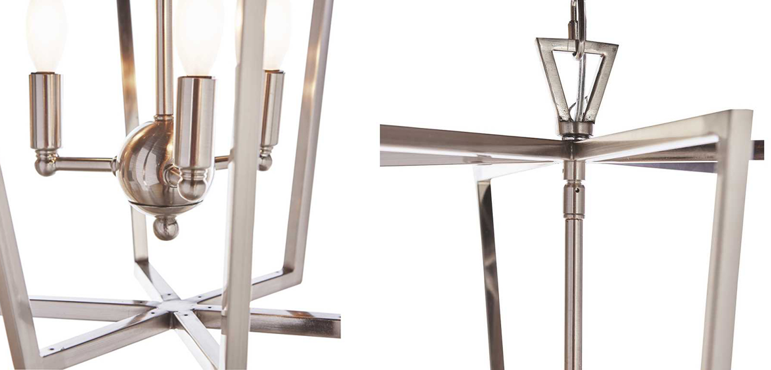 Люстра Fabiole Chrome Cage Chandelier - фото