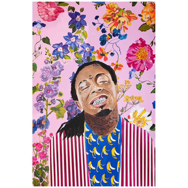Картина Lil Wayne with Floral Background Мульти Картина Lil Wayne with Floral Background Мульти в Челябинске | Loft Concept