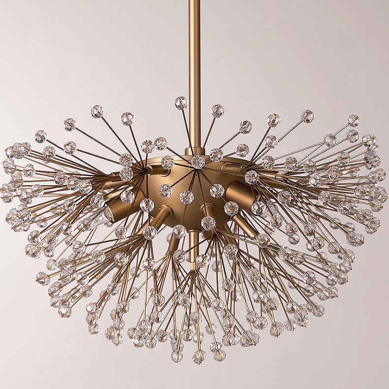 Люстра Dickinson Chandelier Золотой Люстра Dickinson Chandelier Золотой в Челябинске | Loft Concept